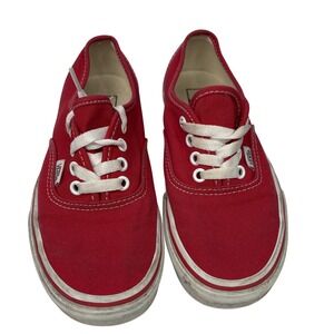 Vans Classic Size 4.5 Men / 6 Women- VANS Red GOOD CONDITION Pre- Owned